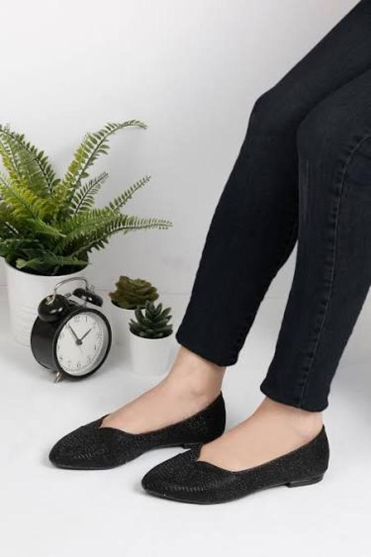 Renkli Butik Kadın Babet Rahat Günlük  Ayakkabı