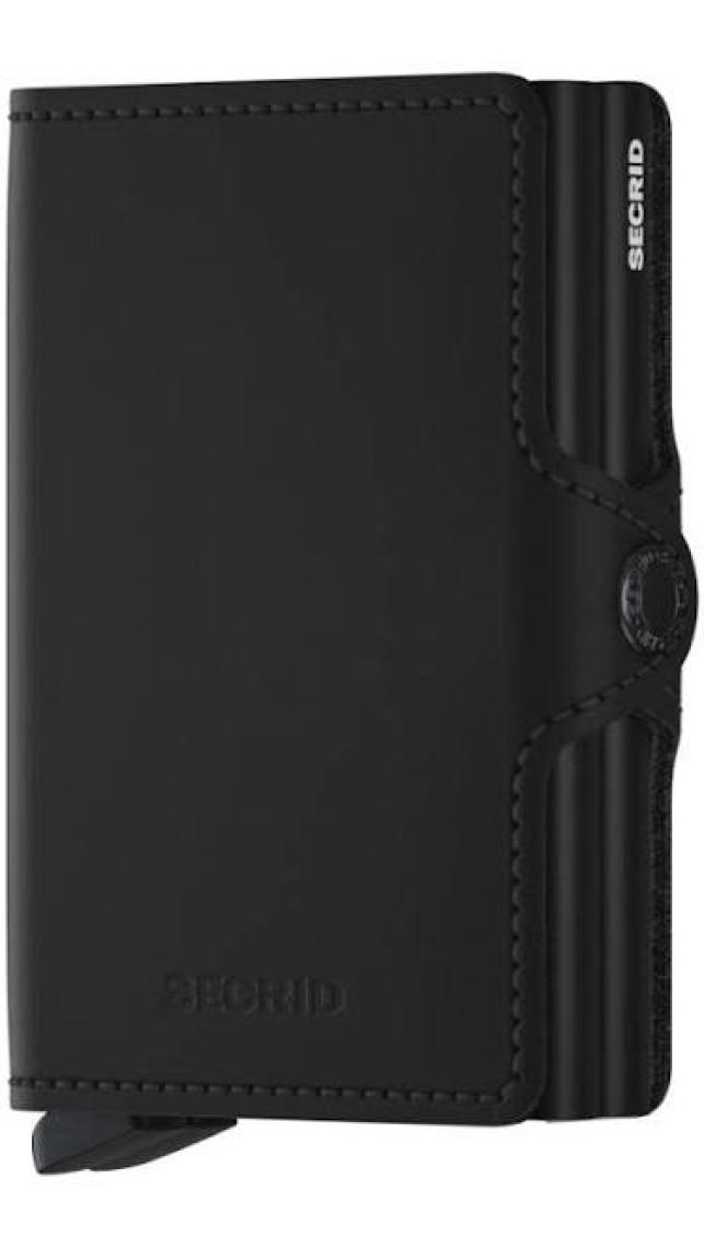 Secrid Twinwallet Matte Black, N/a - %100 Orjinal Avrupa Derisi Ikiz Cüzdan