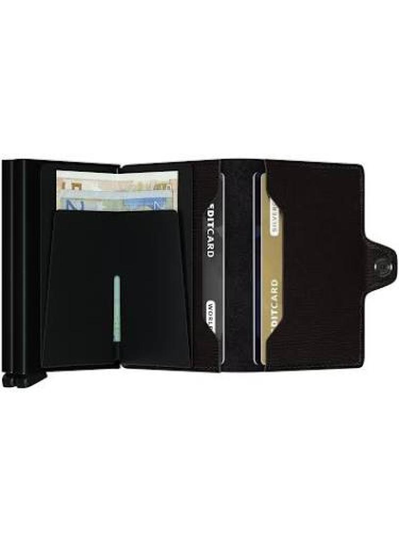 Secrid Twinwallet Matte Black, N/a - %100 Orjinal Avrupa Derisi Ikiz Cüzdan