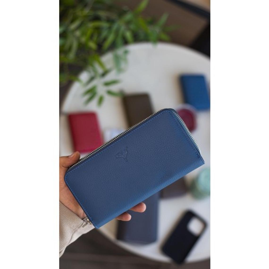 Garbalia Orleans Hakiki Deri Telefon Bölmeli El Çantası Cüzdan Kartlık
