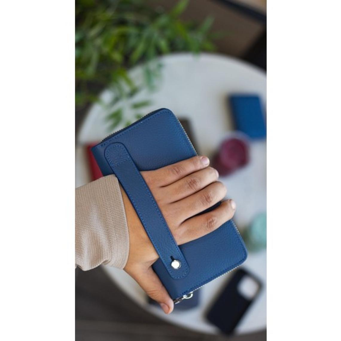 Garbalia Orleans Hakiki Deri Telefon Bölmeli El Çantası Cüzdan Kartlık