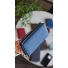 Garbalia Orleans Hakiki Deri Telefon Bölmeli El Çantası Cüzdan Kartlık