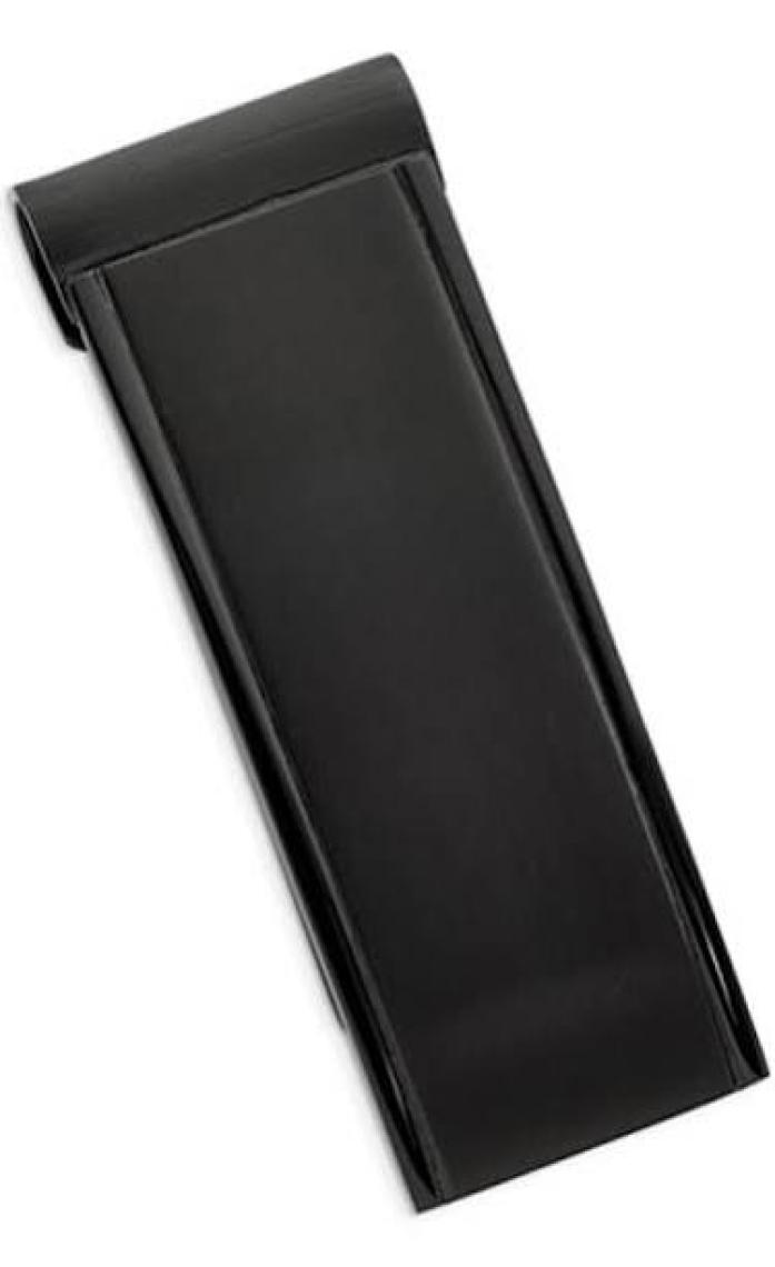 Spelt Metal Kağıt Para Tokası Kart Tutucu Klips Cüzdan Ataş Siyah 5,2cm x 2cm
