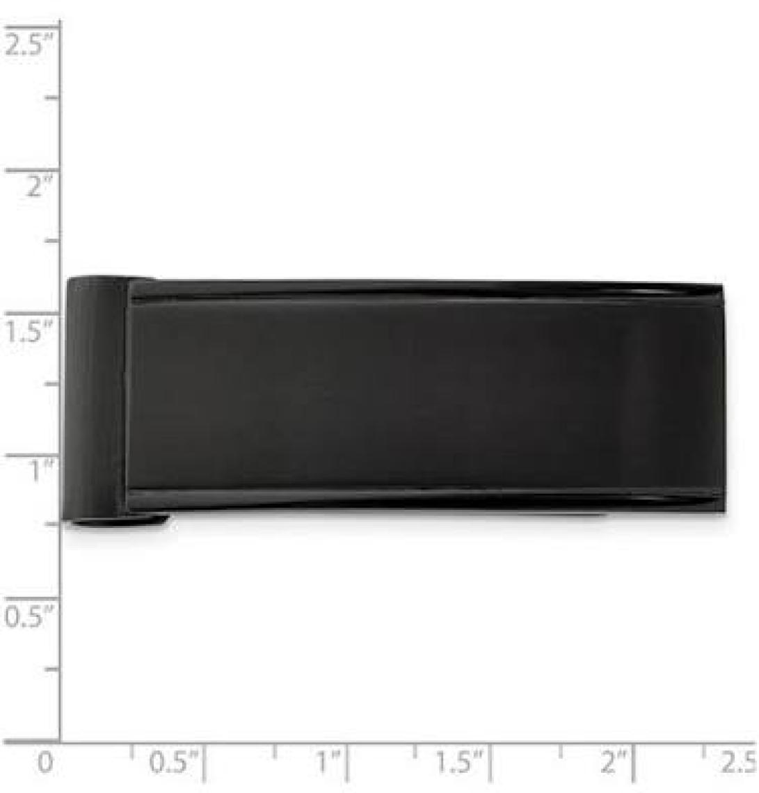 Spelt Metal Kağıt Para Tokası Kart Tutucu Klips Cüzdan Ataş Siyah 5,2cm x 2cm