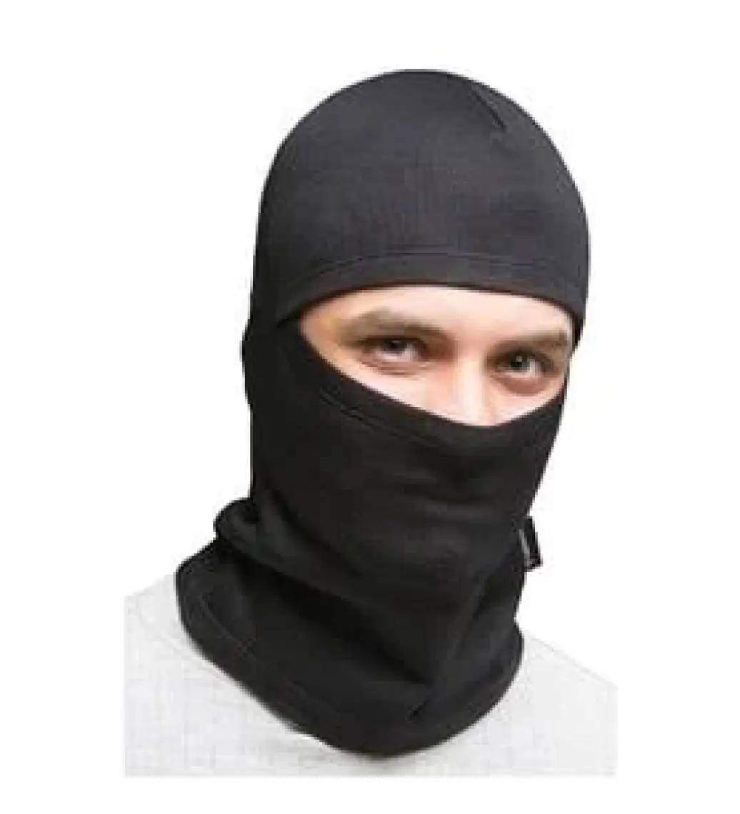 Melek Store  Termal Kar Maskesi ( Siyah ) -Balaklava Soğuk Geçirmez Motorcu Maskesi