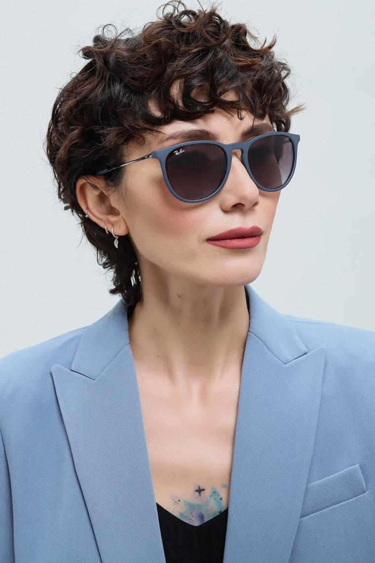 Ray-Ban Erika 4171 60028G Blue-Grey Unisex Güneş Gözlüğü