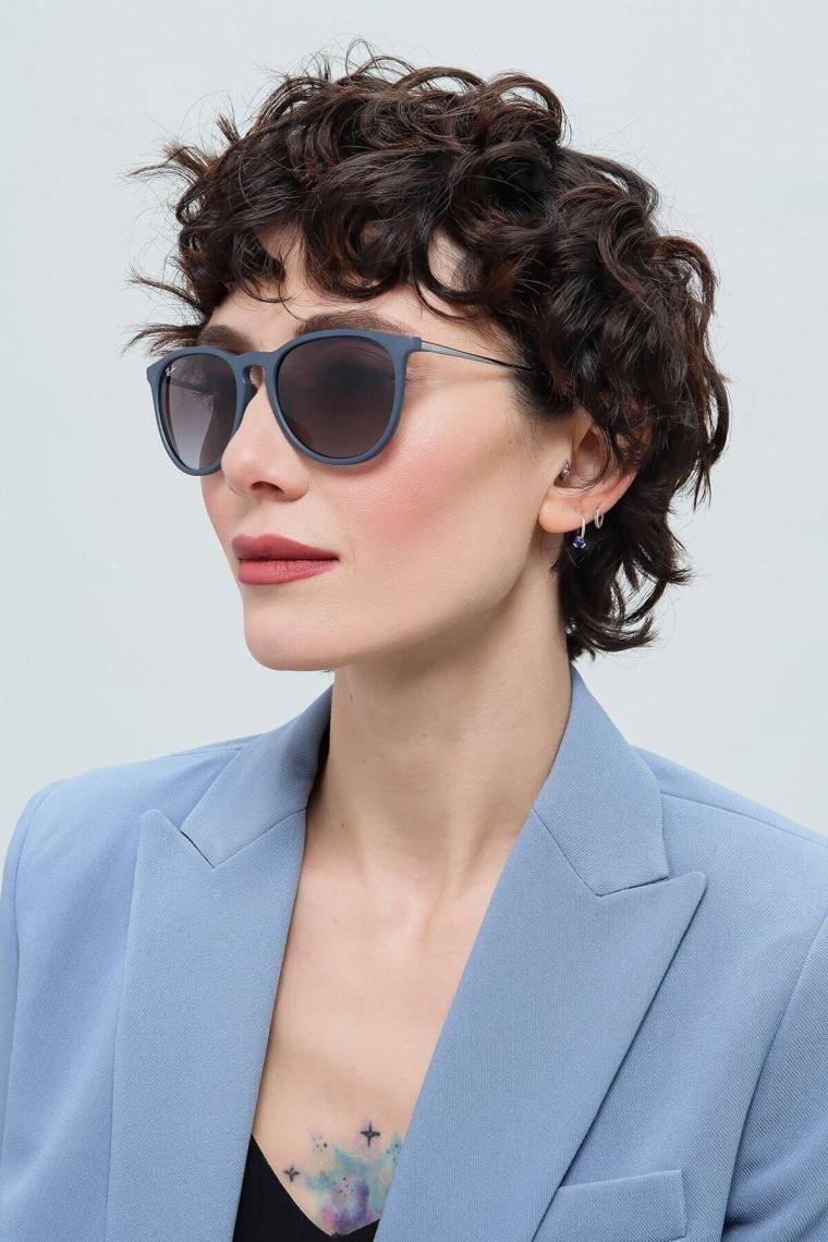 Ray-Ban Erika 4171 60028G Blue-Grey Unisex Güneş Gözlüğü
