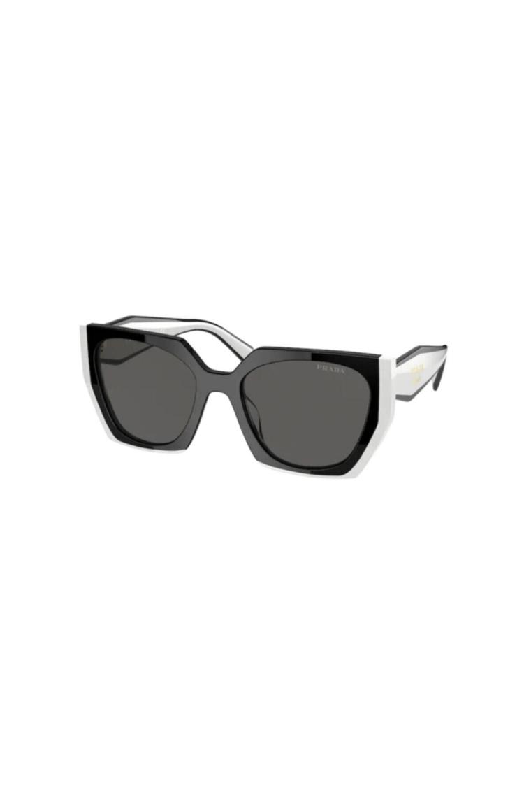 Prada SPR 15W 09Q5S0 Black/White-Dark Grey Polarize Kadın Güneş Gözlüğü