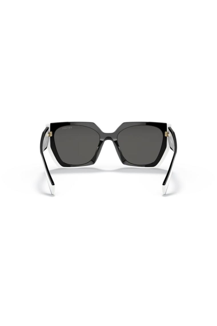 Prada SPR 15W 09Q5S0 Black/White-Dark Grey Polarize Kadın Güneş Gözlüğü