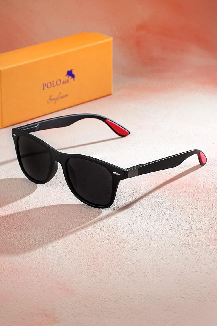 Polarize Çerçeveli Unisex Güneş Gözlüğü Siyah Renk