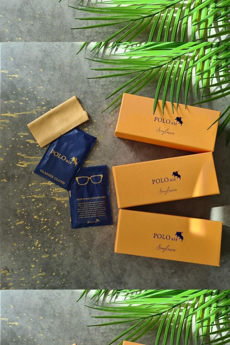 Polarize Çerçeveli Unisex Güneş Gözlüğü Siyah Renk