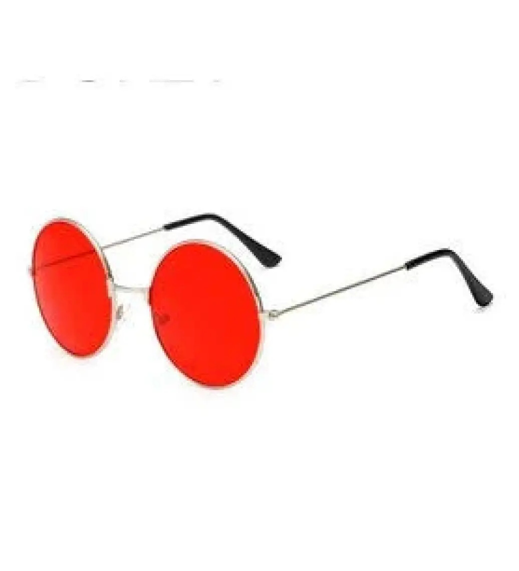 herkesetoptantic John Lennon Unisex Güneş Gözlüğü (Kırmızı)