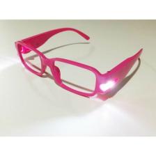 herkesetoptantic Camsız Led Işıklı Unisex KitapOkuma Gözlüğü (Pembe)