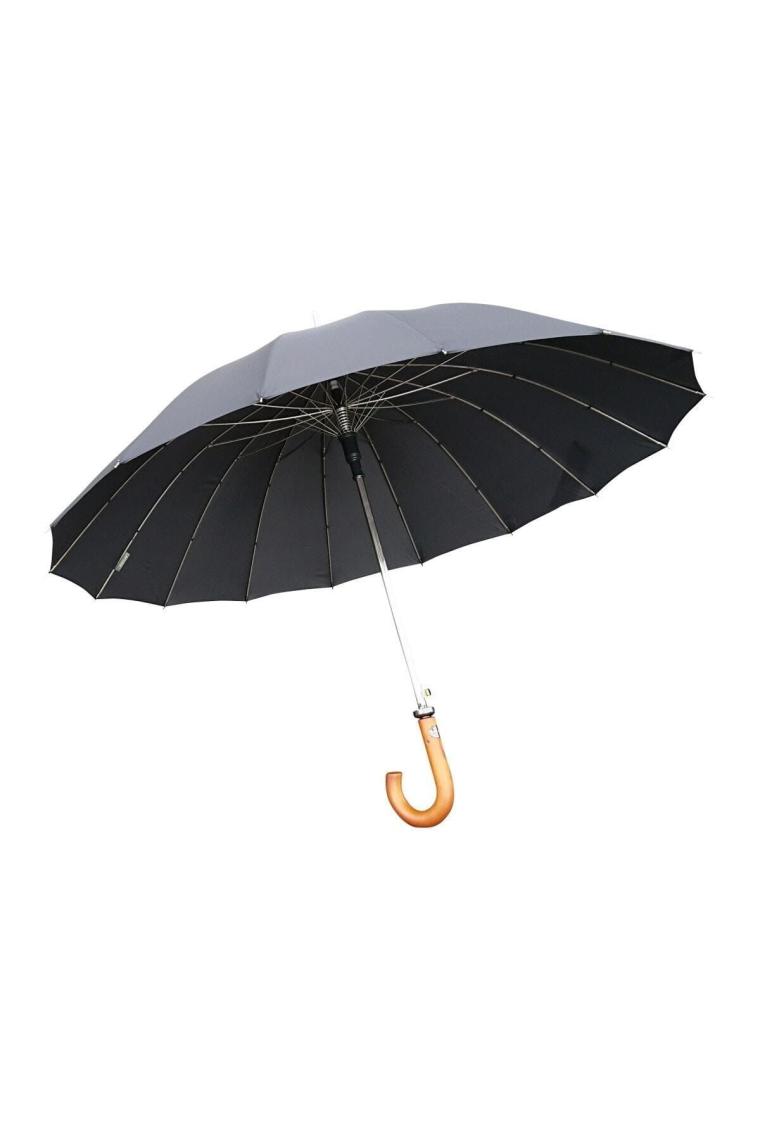 Lüx 16 Telli Protokol Vale Baston Şemsiye Siyah 41g 105 Cm Cap