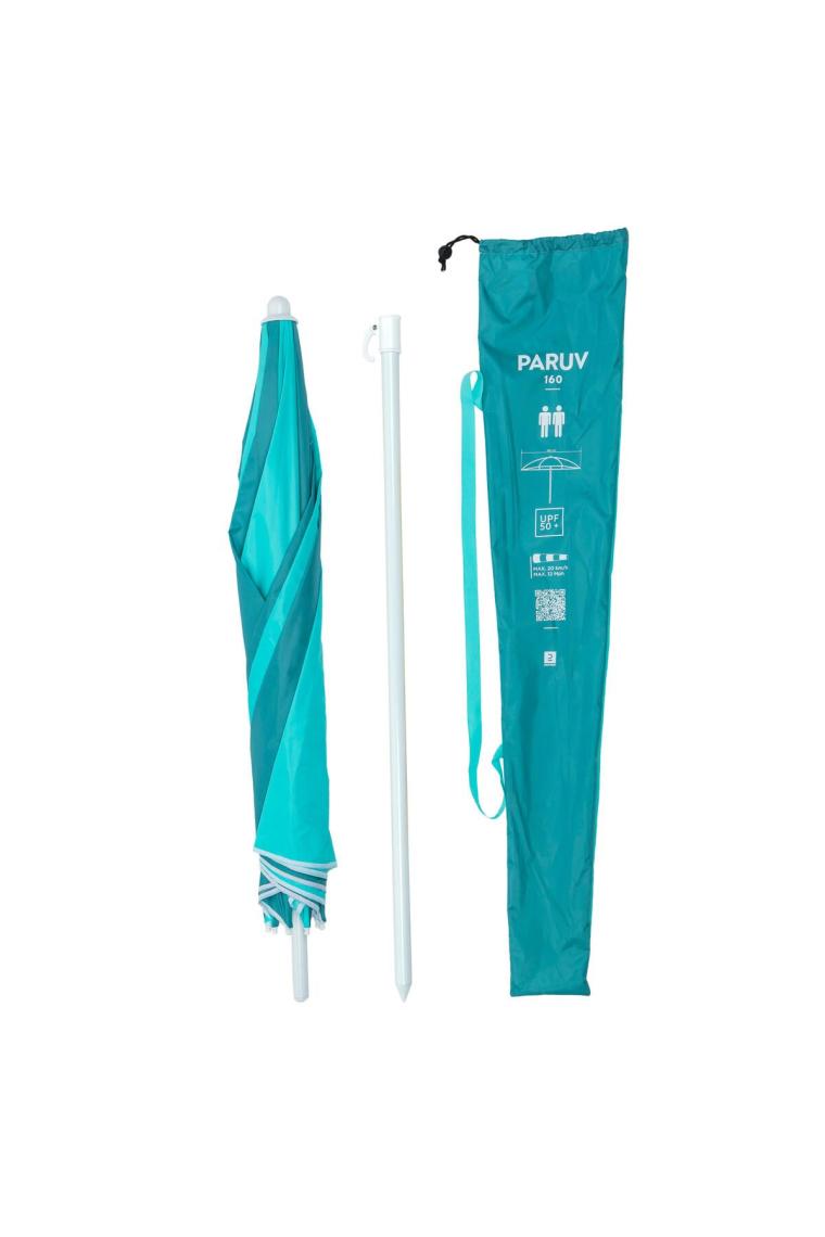 Plaj Şemsiyesi - SPF50+ - 2 Kişilik - Mavi/Yeşil - Paruv 160