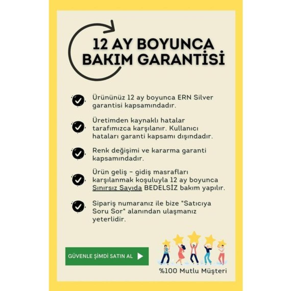 ERN Silver Hediye Kutulu 925 Ayar Gümüş Rodyumlu Kar Tanesi Kolye Sevgiliye Kartanesi Beyaz Taşlı Kar Kolyesi