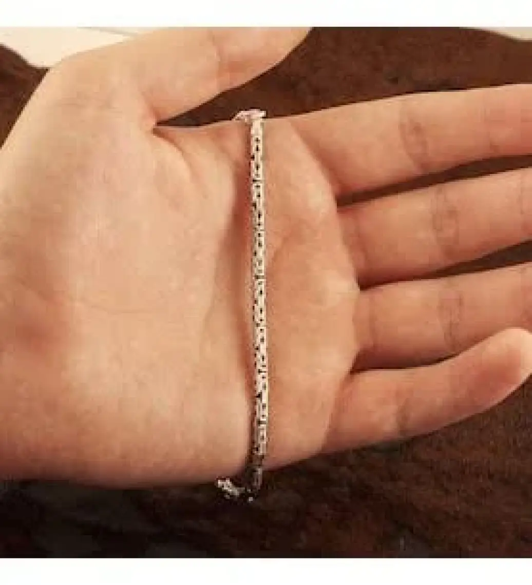Takı Depo Yuvarlak Kral Model 3,20 mm Erkek Gümüş Zincir Kolye