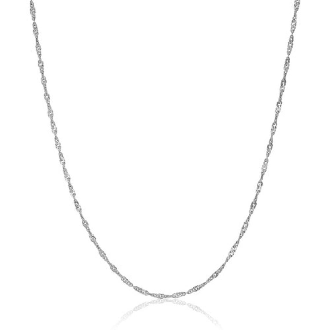 Zanaat Silver 925 Ayar Gümüş Singapur Model Zincir - 50 cm