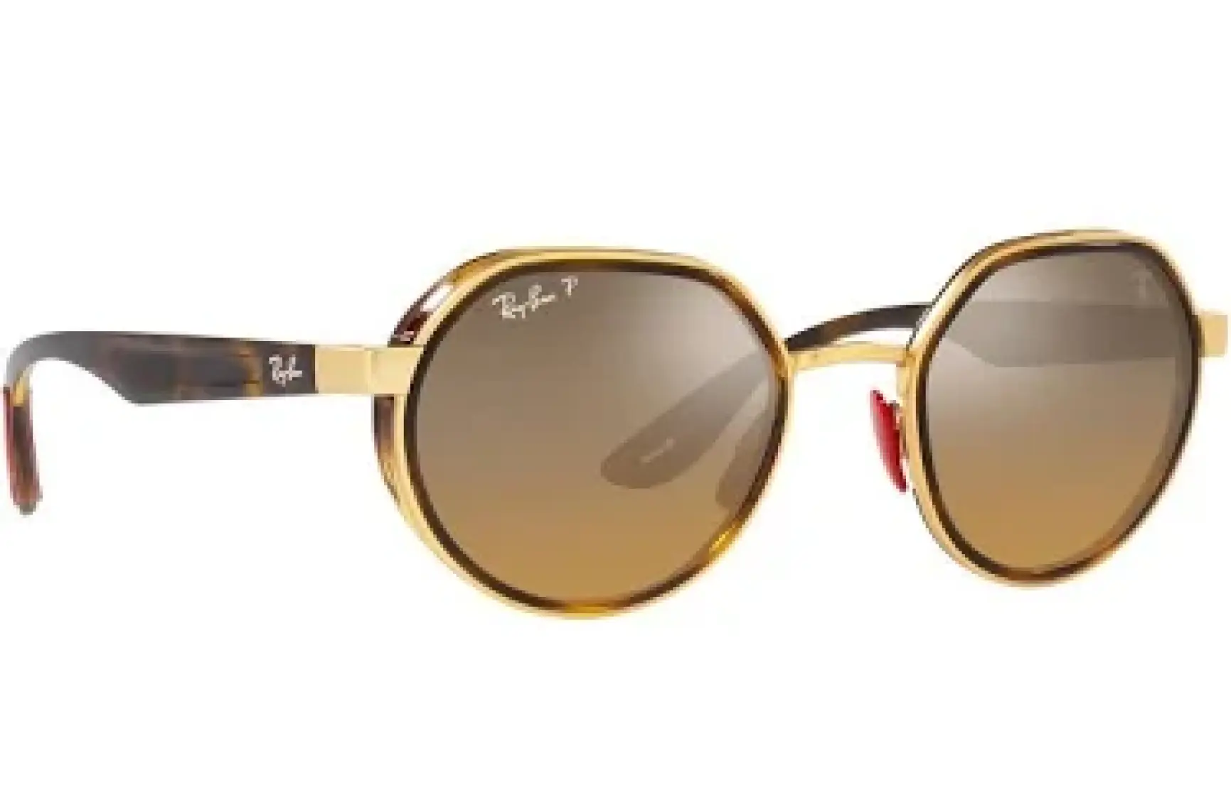 RAY-BAN FERRARI  3703M F00771 51  Erkek GÜMÜŞ Yuvarlak Çerçeve Güneş Gözlüğü
