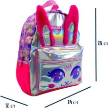 Muggle 2 Bölmeli Bunny Pembe Anaokulu Sırt Çantası (MU-7662)