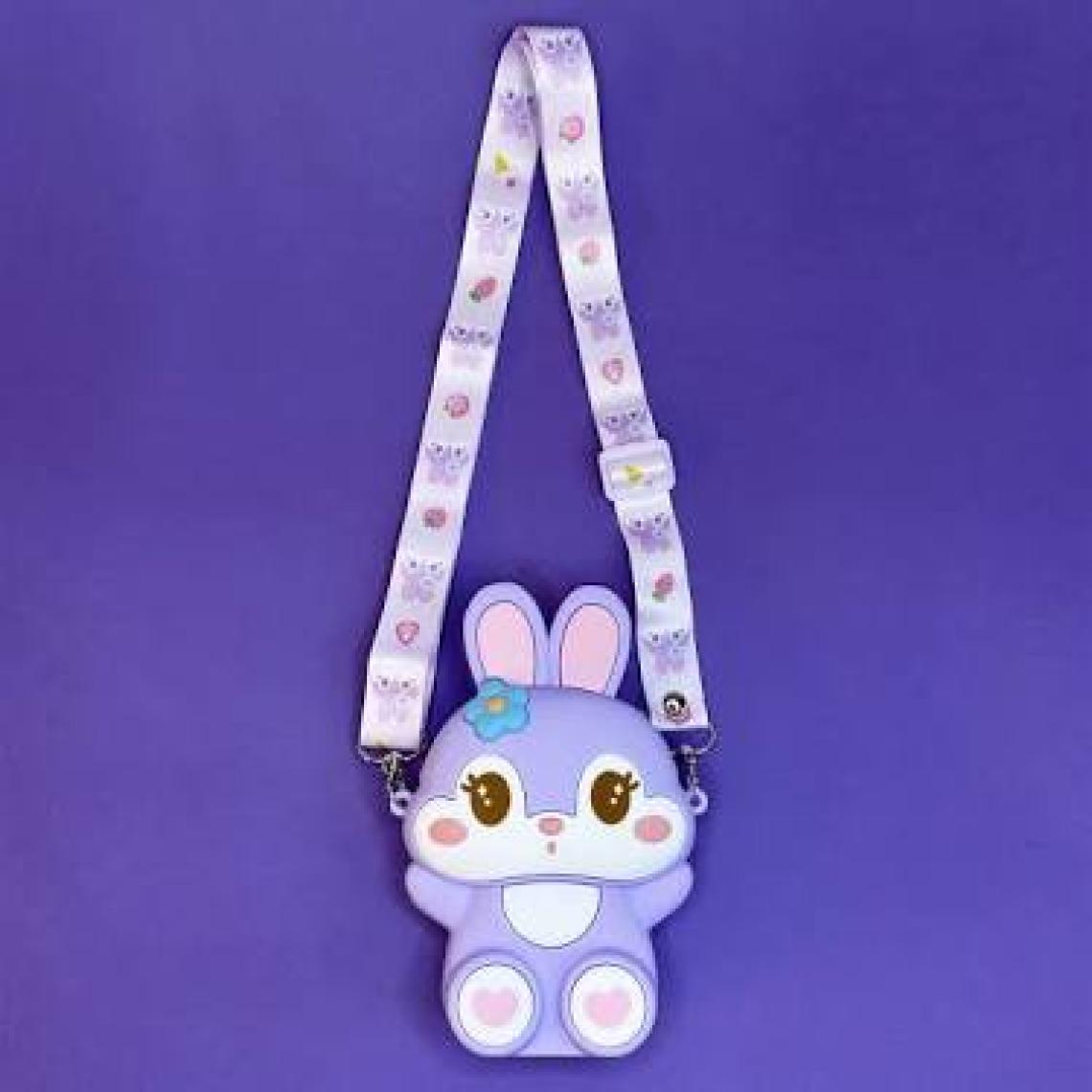 Ogi Mogi Toys Silikon Mor Tavşan Omuz Çantası