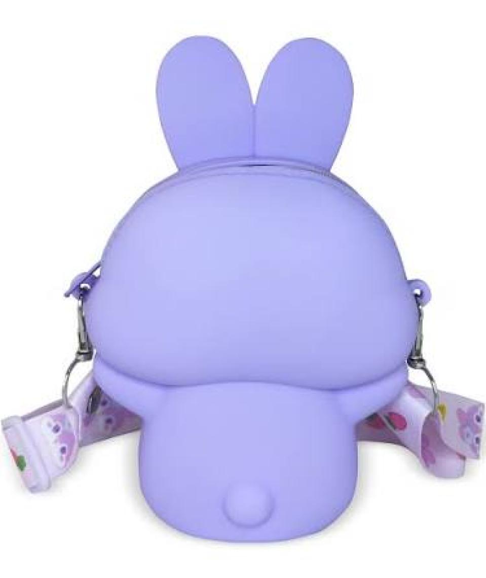 Ogi Mogi Toys Silikon Mor Tavşan Omuz Çantası