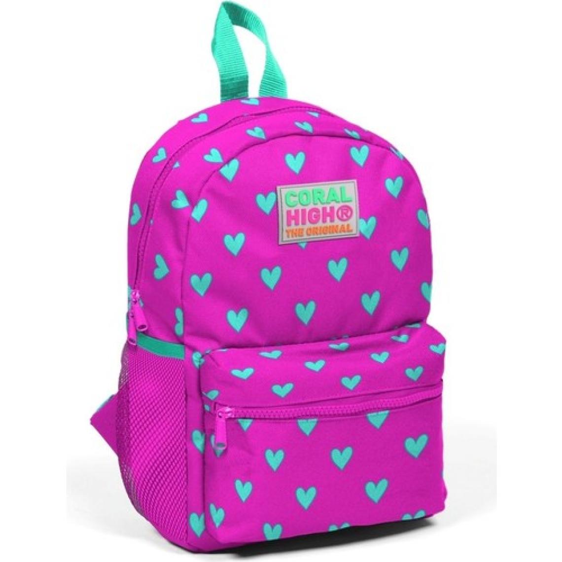 Coral High Kids Kalp Baskılı Kreş Sırt Çantası
