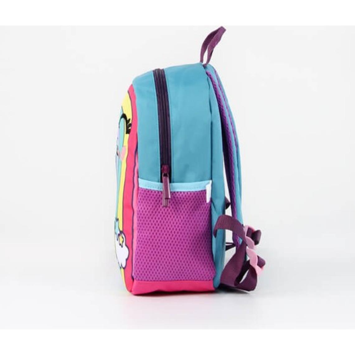 United Colors Of Benetton Çok Renkli Anaokulu Çantası, 34x26x11 cm, Gökkuşağı Deseni