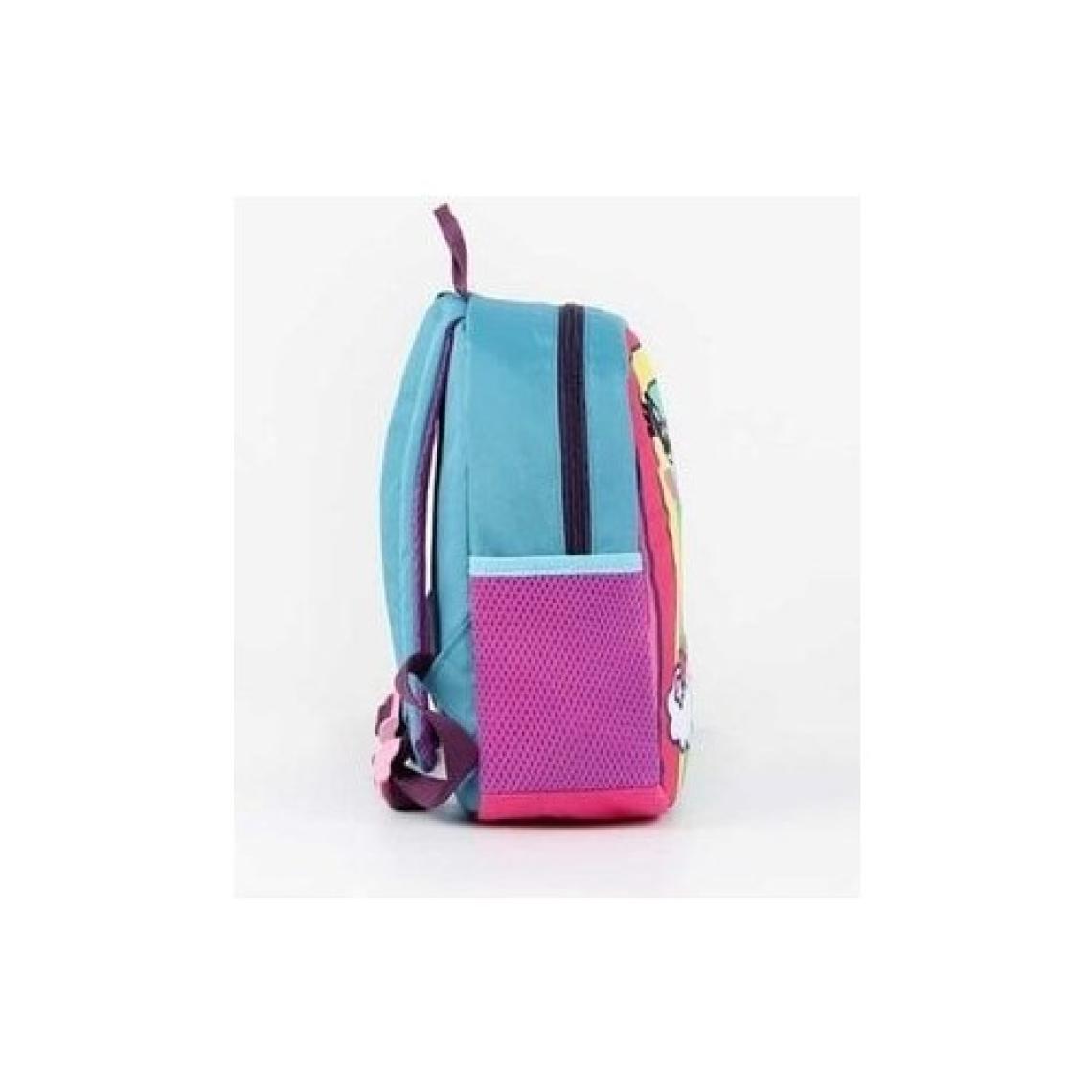 United Colors Of Benetton Çok Renkli Anaokulu Çantası, 34x26x11 cm, Gökkuşağı Deseni