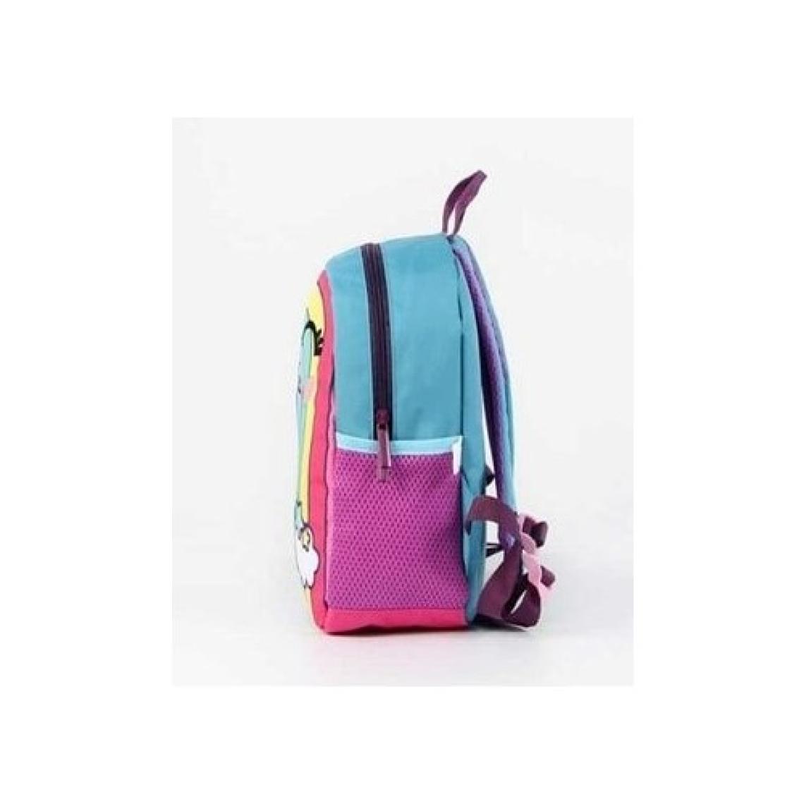 United Colors Of Benetton Çok Renkli Anaokulu Çantası, 34x26x11 cm, Gökkuşağı Deseni