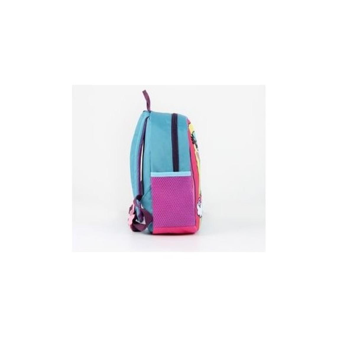 United Colors Of Benetton Çok Renkli Anaokulu Çantası, 34x26x11 cm, Gökkuşağı Deseni