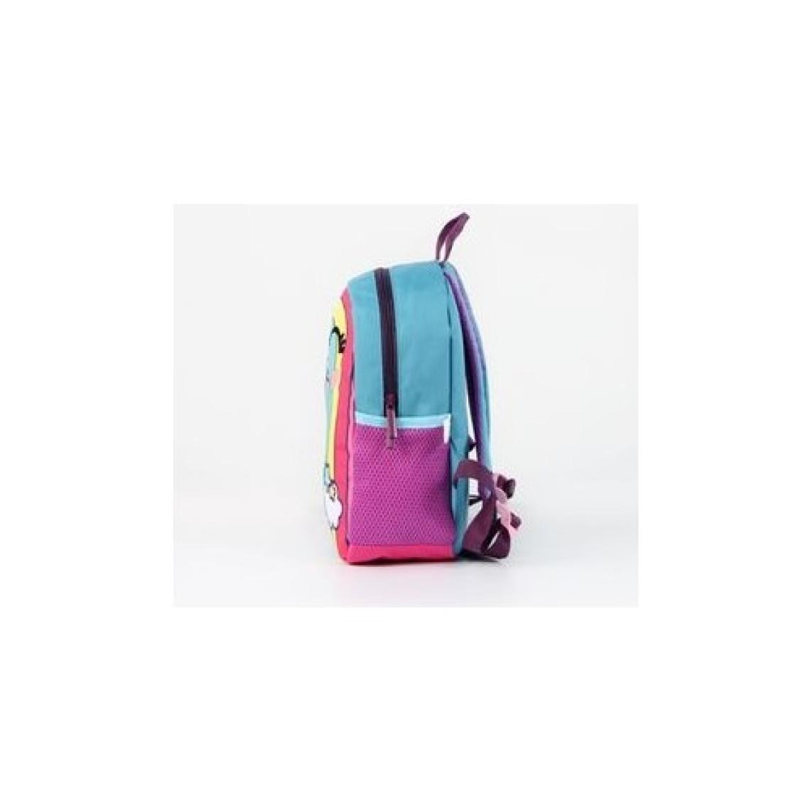 United Colors Of Benetton Çok Renkli Anaokulu Çantası, 34x26x11 cm, Gökkuşağı Deseni