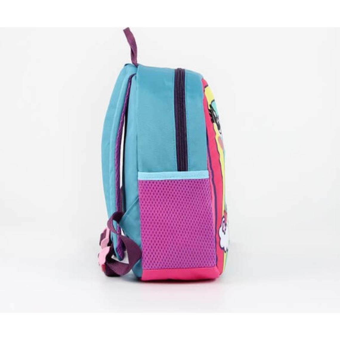 United Colors Of Benetton Çok Renkli Anaokulu Çantası, 34x26x11 cm, Gökkuşağı Deseni