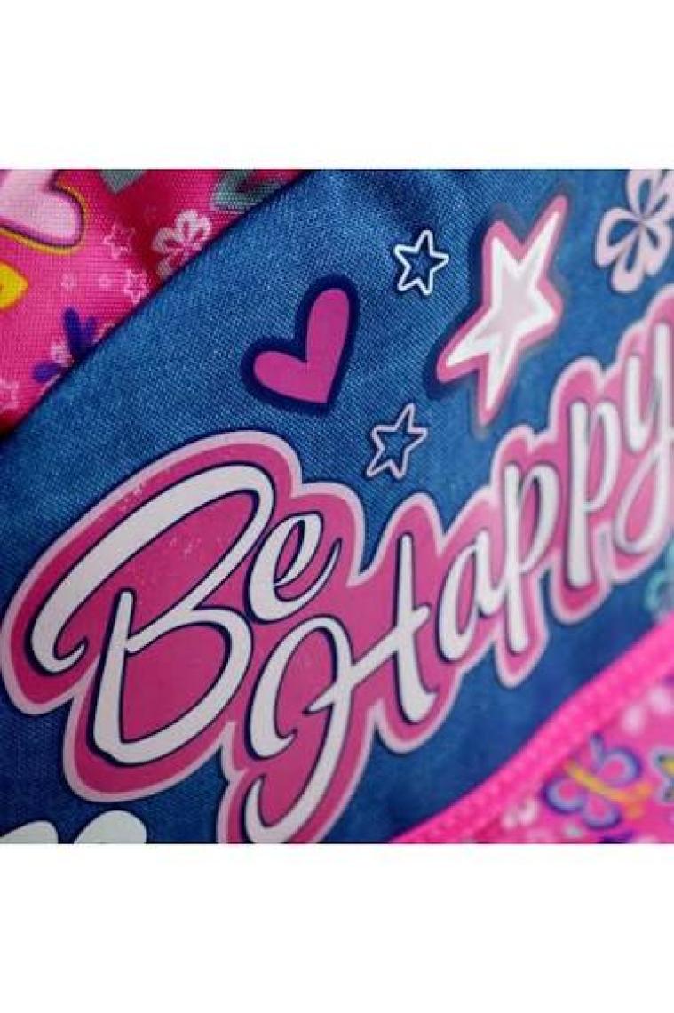 Muggle 2 Bölmeli Be Happy Anaokulu Çantası Pembe MU-7488