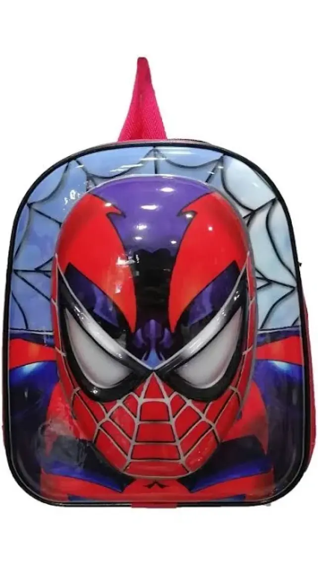 Marvel Spider-Man 5d Kabartmalı Anaokulu Kreş ve Günlük Kullanım Çantası Örümcek Adam Sırt Çantası