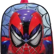 Marvel Spider-Man 5d Kabartmalı Anaokulu Kreş ve Günlük Kullanım Çantası Örümcek Adam Sırt Çantası