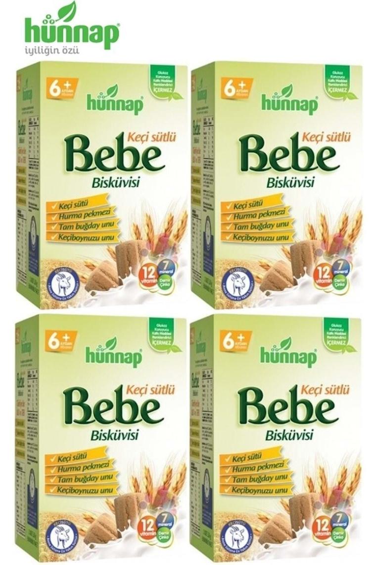 Keçi Sütlü Bebe Bisküvisi 400gr 4'lü Set