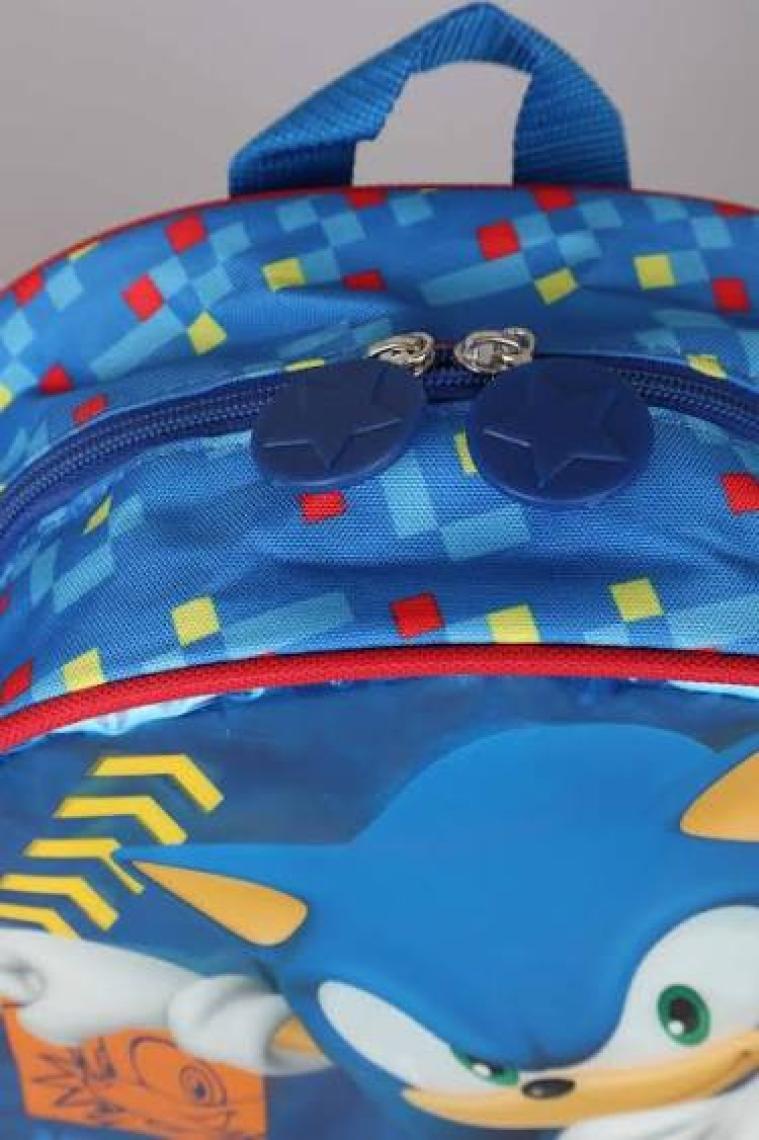 Sonic Yeni Sezon Lisanslı Sonıc "anaokul Çantası, Beslenme Çantası ve Kalem Çantası Okul Seti