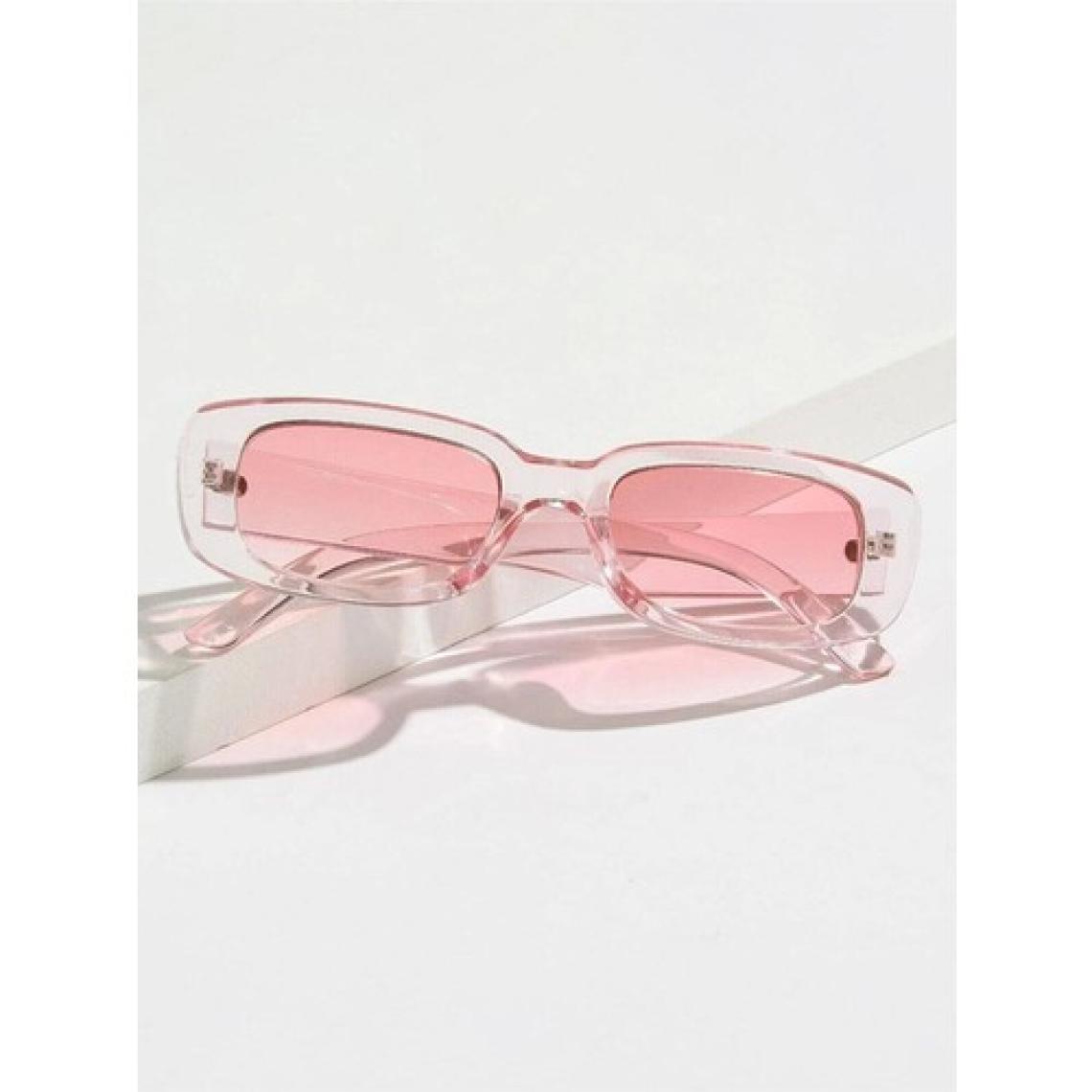 Chunky Frame Vintage Turuncu Cam Güneş Gözlüğü