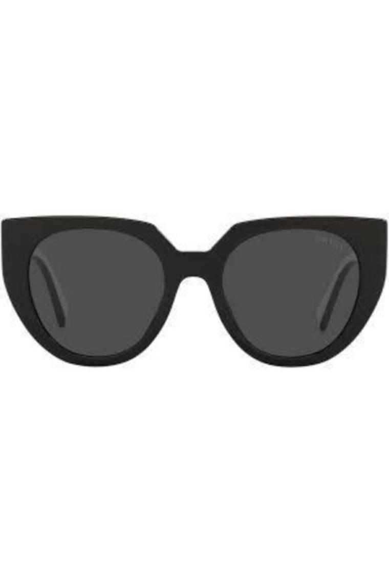 Prada 14WS 09Q5S0 Black/White-Dark Grey Kadın Güneş Gözlüğü