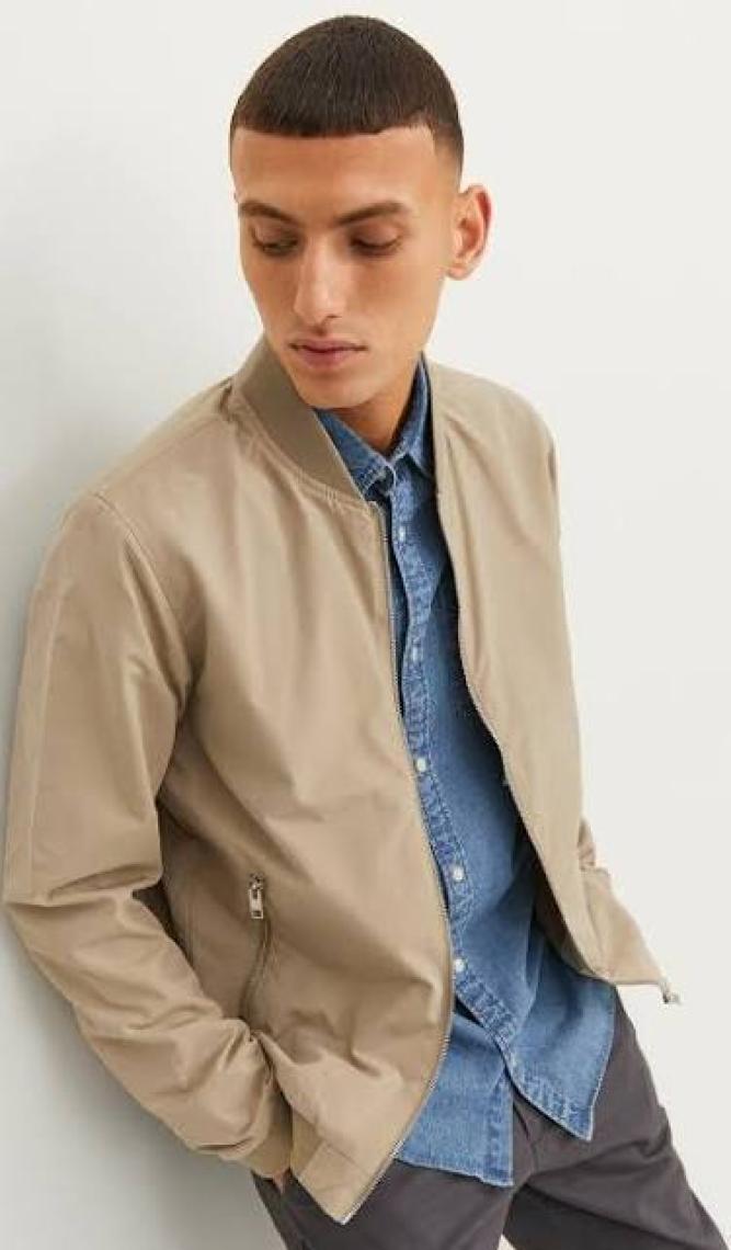 Jack & Jones Fermuarlı Bomber Ceket