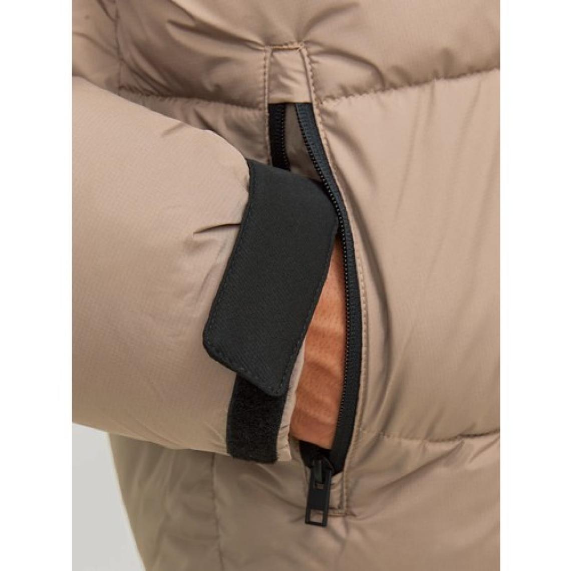 Jack & Jones Kapüşonlu Vizon-Black Erkek Mont 12214648