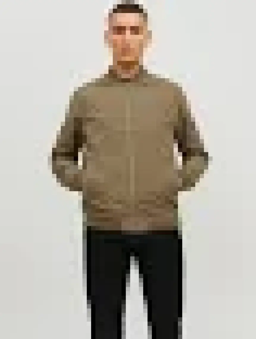 Jack & Jones JJERUSH BOMBER NOOS Haki Erkek Ceket
