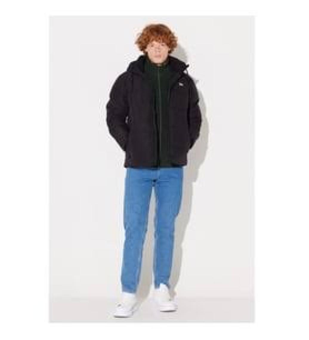 Lee Regular Fit Normal Kesim Kapüşonlu Haki Şişme Mont