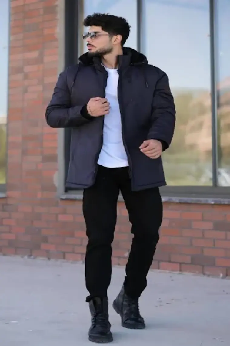 Stil Kombin Içi Kürk Astarlı Su Geçirmez Mont&kaban&parka