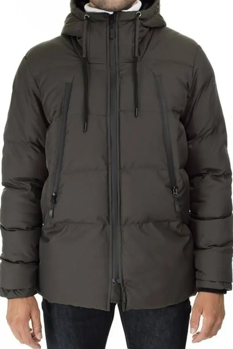 Buratti Kapüşonlu Suya ve Rüzgara Dayanıklı Soğuk Geçirmez Slim Fit Mont Erkek MONT 5717101