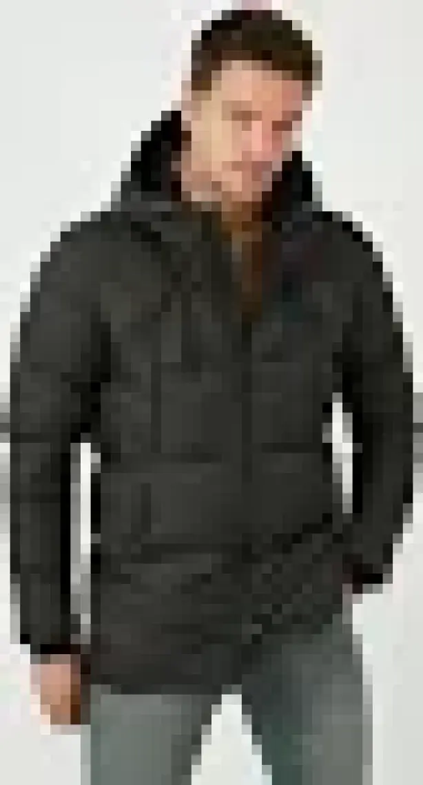 Buratti Kapüşonlu Suya ve Rüzgara Dayanıklı Soğuk Geçirmez Slim Fit Mont Erkek MONT 5717101