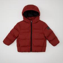 Erkek Bebek Su Itici Kumaş Kapüşonlu Şişme Mont C6963a524wn