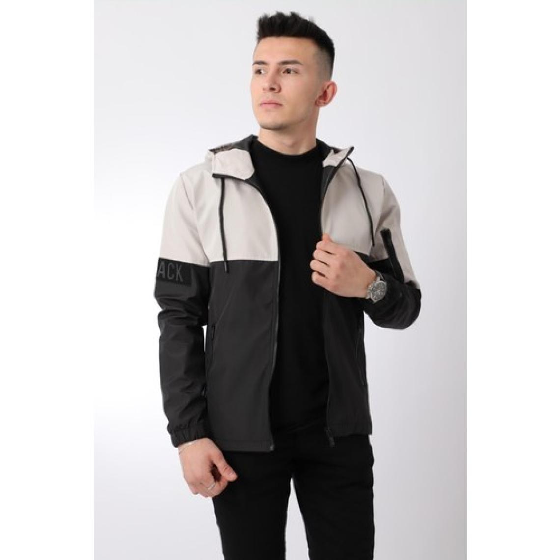 Stil Kombin Black Parçalı Kapüşonlu Mevsimlik Mont Pldp 2907-60021