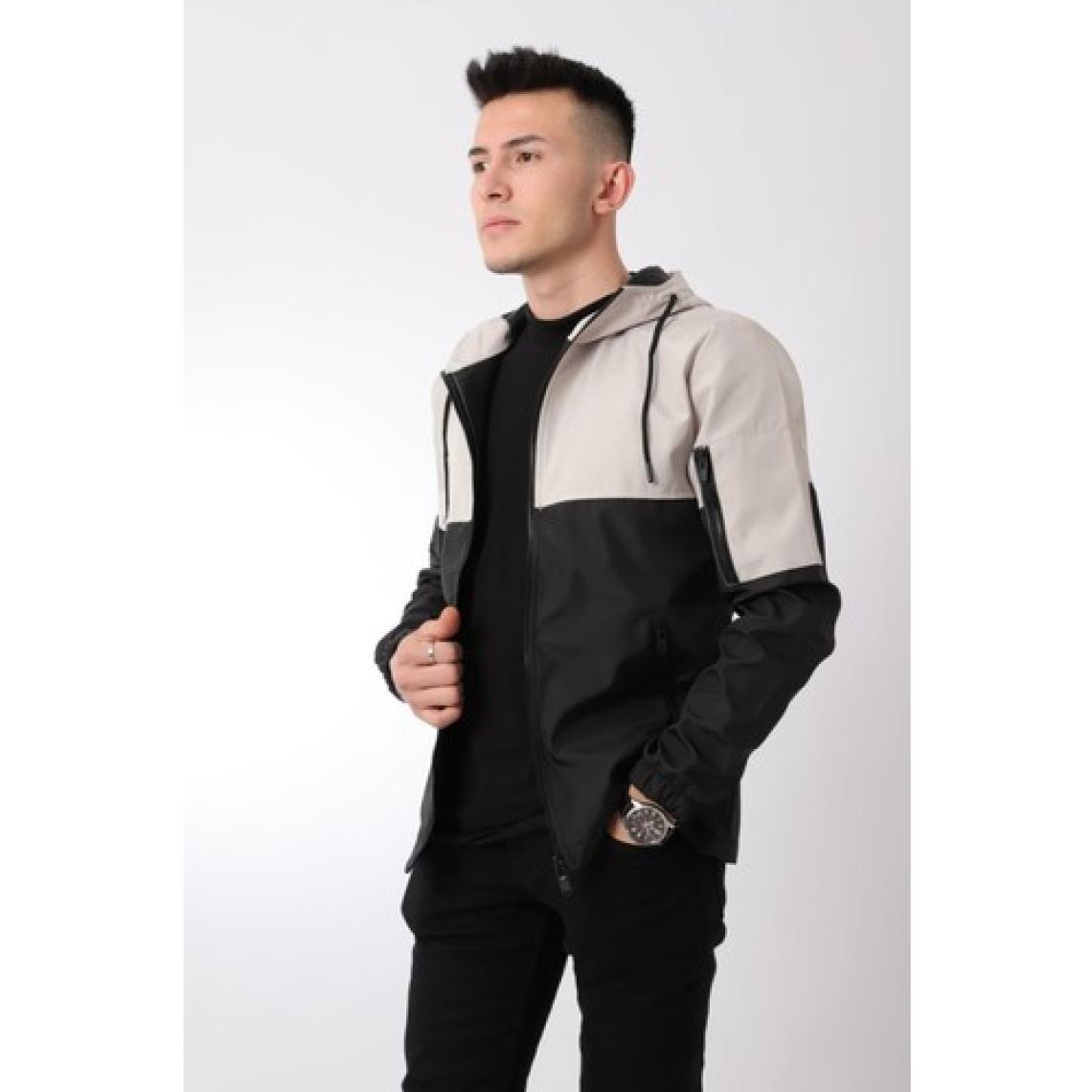 Stil Kombin Black Parçalı Kapüşonlu Mevsimlik Mont Pldp 2907-60021
